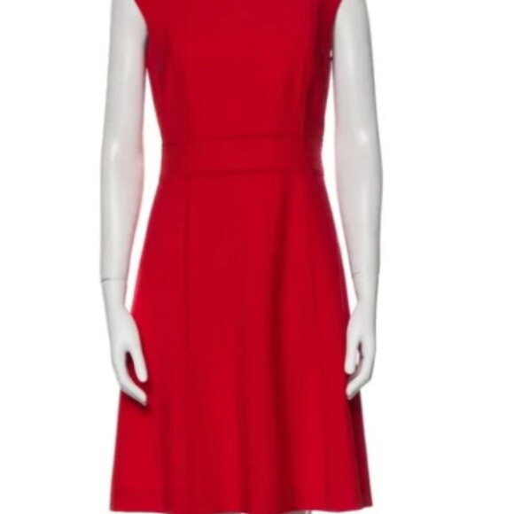 BNWT- Tory Burch Megan Dress - Red sz 12 - Picture 2 of 6